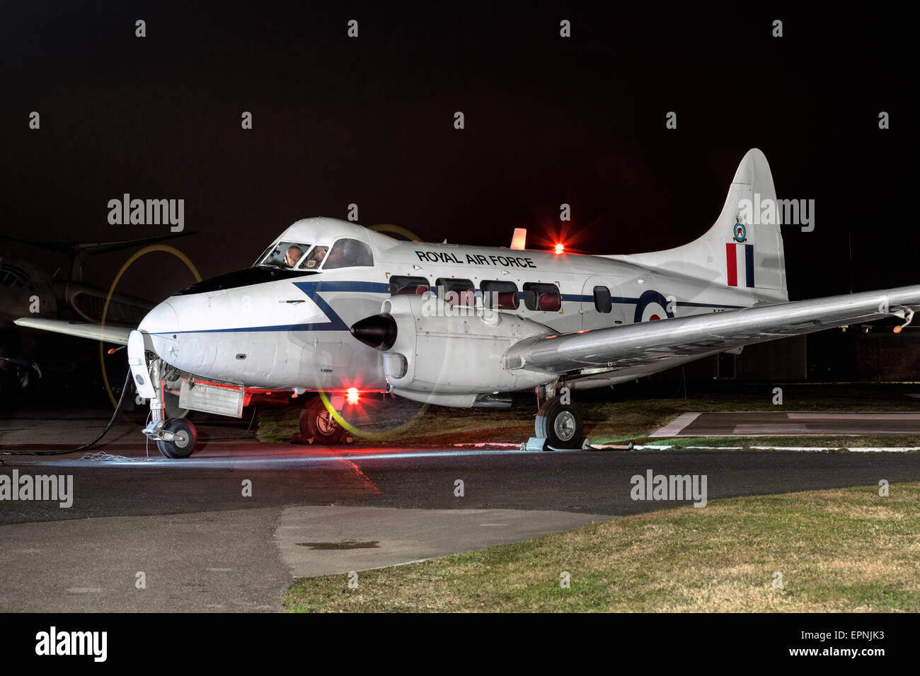 De Havilland Devon comunicazione luminosa aerei della RAF Foto Stock