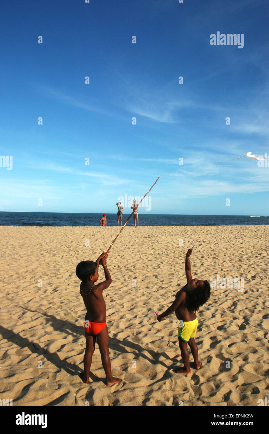 Caraiva, Bahia, Brasile Foto Stock