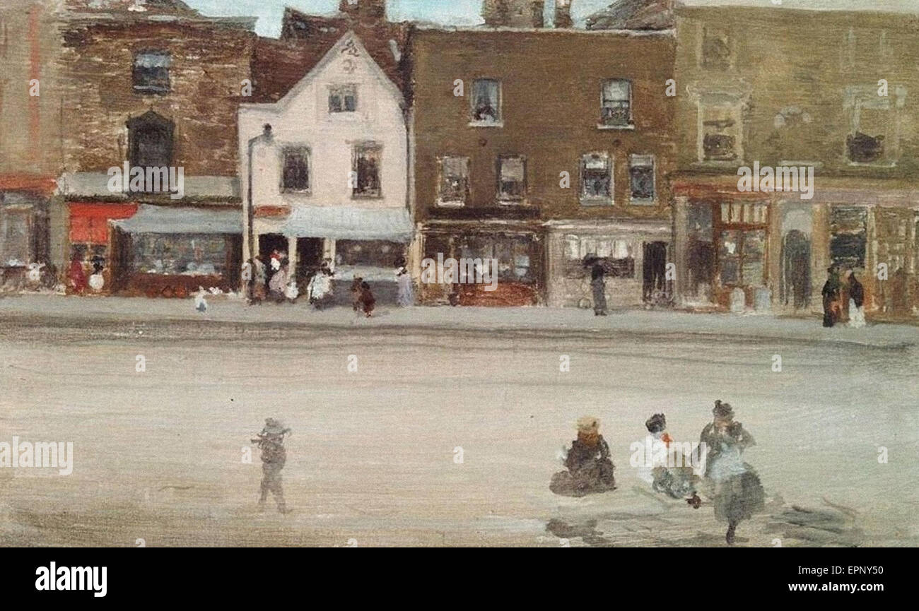 James Abbott McNeill Whistler Street in Old Chelsea Foto Stock