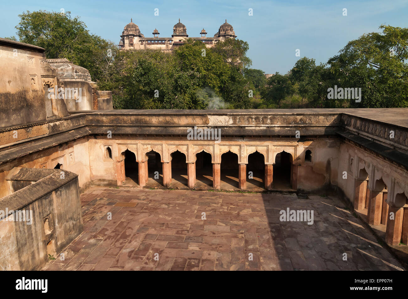 Dauji Ki Kothi in Orchha. Il Madhya Pradesh. India Foto Stock