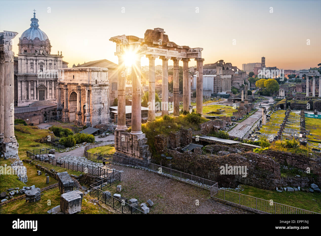 Alba Roma Foto Stock
