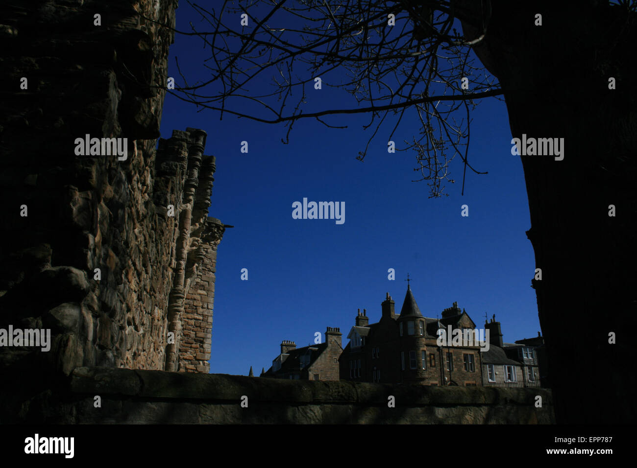 St Andrews e luce della città Foto Stock