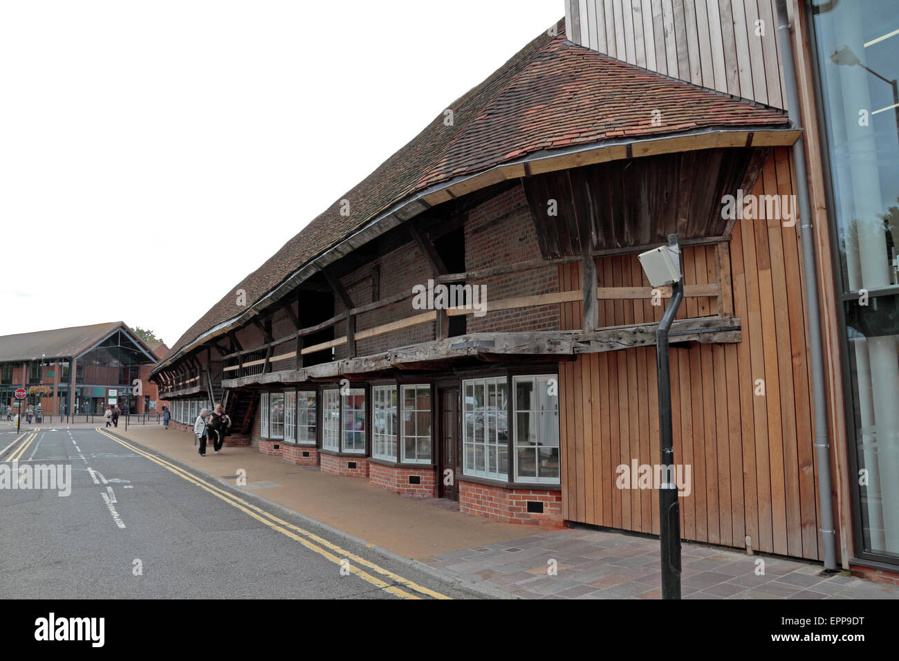 Il granaio di edifici, Wharf Street, parte del West Berkshire Museum di Newbury, Berkshire, Regno Unito. Foto Stock