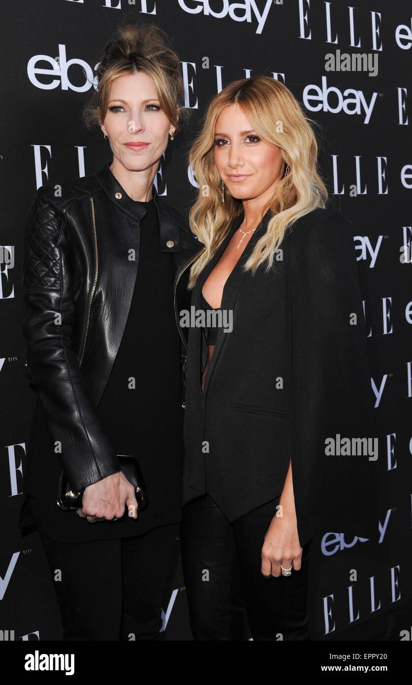 Los Angeles, CA, Stati Uniti d'America. Il 20 maggio 2015. Ashley Tisdale, Robbie Myers presso gli arrivi per la sesta annuale ELLE Donne nella celebrazione musicale presentato da eBay, BOULEVARD3, Los Angeles, CA Maggio 20, 2015. Credito: Elizabeth Goodenough/Everett raccolta/Alamy Live News Foto Stock