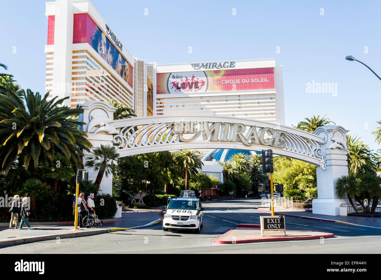 Flamingo Hotel e Casino di Las Vegas, Nevada, USA il più antico hotel ancora operante sulla striscia Foto Stock