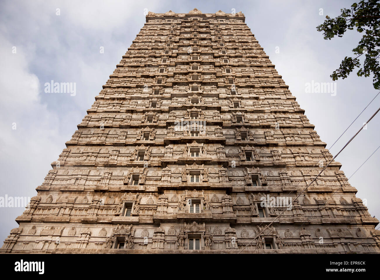 Gopura gigante del tempio Murudeshwar, Murudeshwar, Karnataka, India, Asia Foto Stock