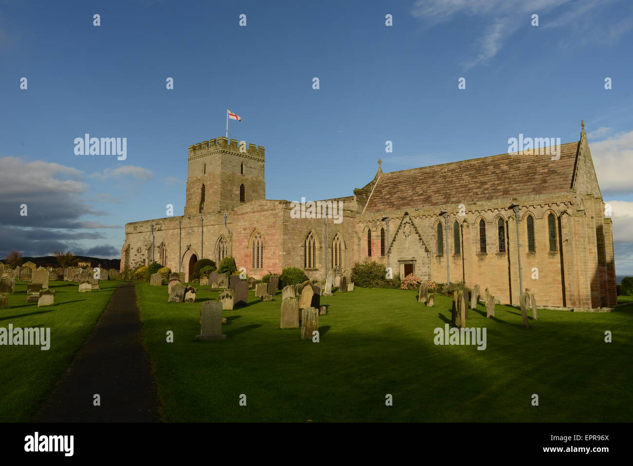 St Aidan è la Chiesa, Bamburgh Foto Stock