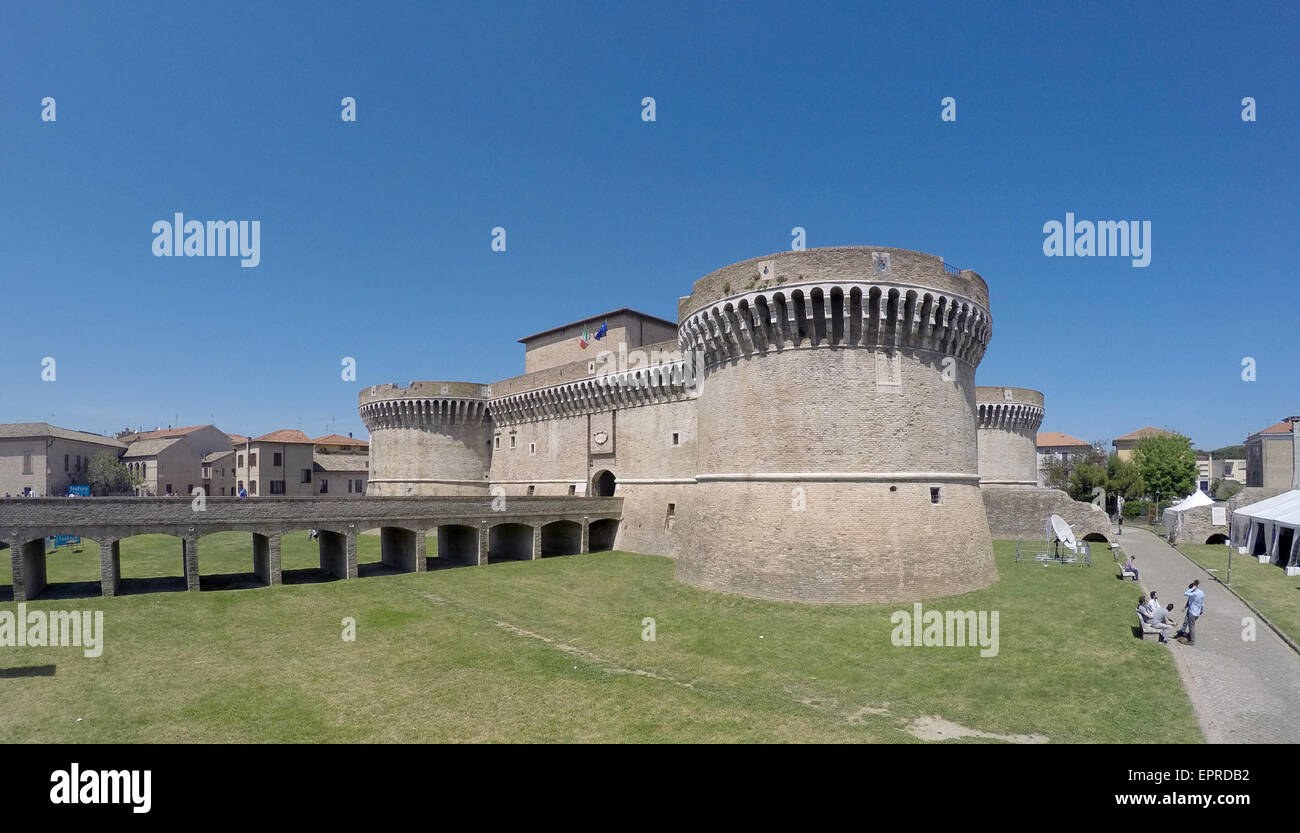 Senigallia Ancona, Italia: la Rocca Roveresca, Castello dei Della Rovere family Foto Stock