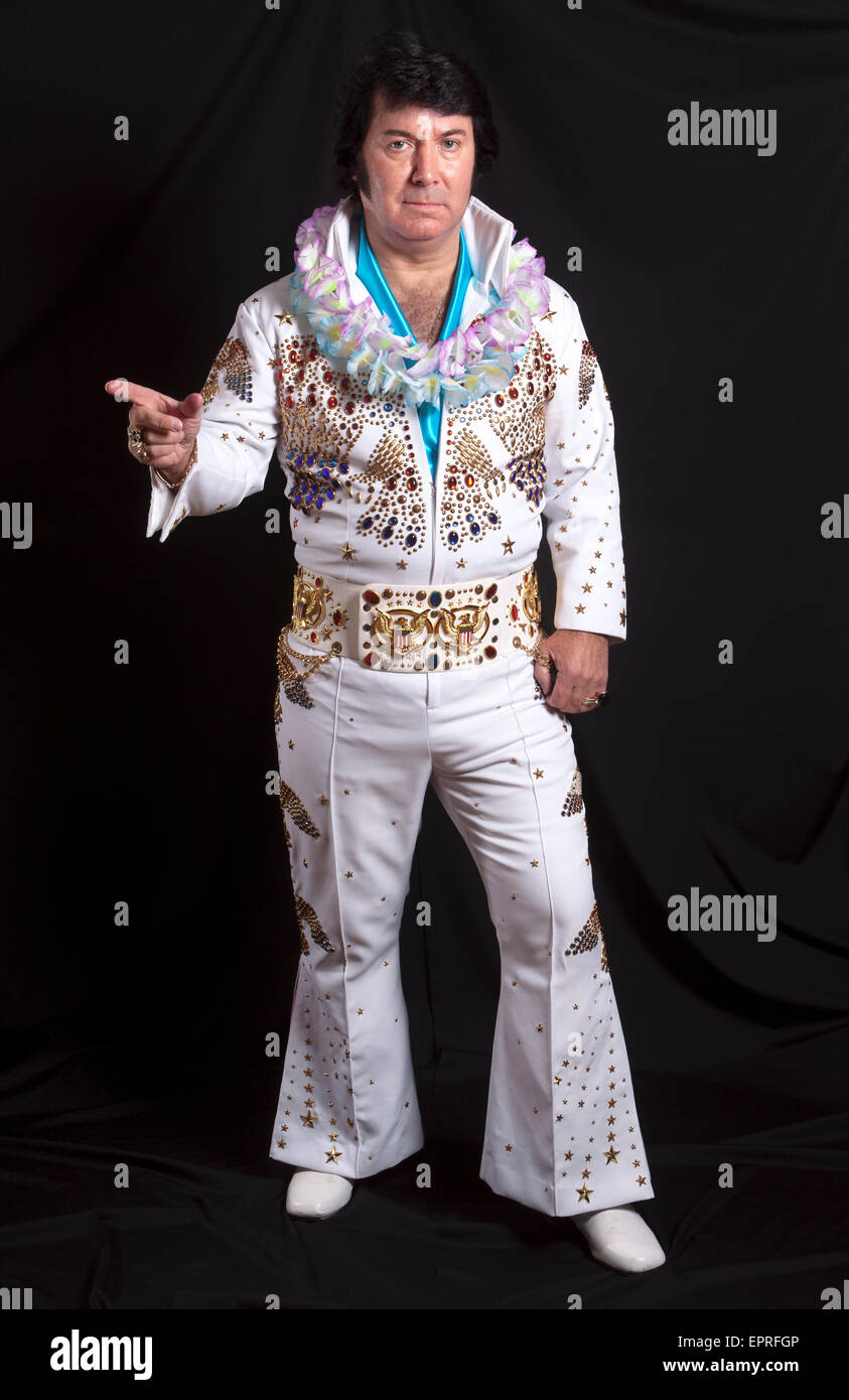 Elvis fancy dress immagini e fotografie stock ad alta risoluzione - Alamy