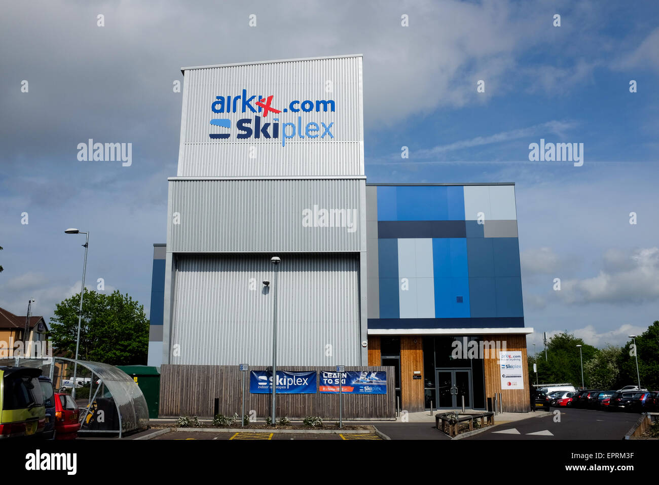 Il Skiplex e centro Airkix a Basingstoke Leisure Park, Euskirchen modo, Basingstoke, Hampshire, Inghilterra. Foto Stock