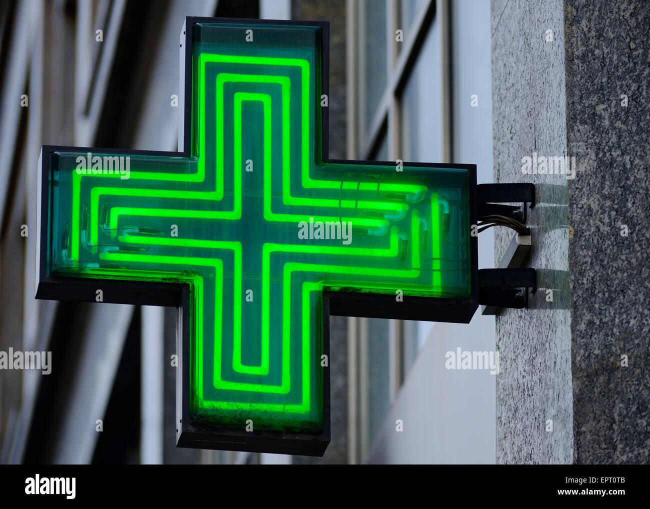 Farmacia segno, Croazia. Foto Stock