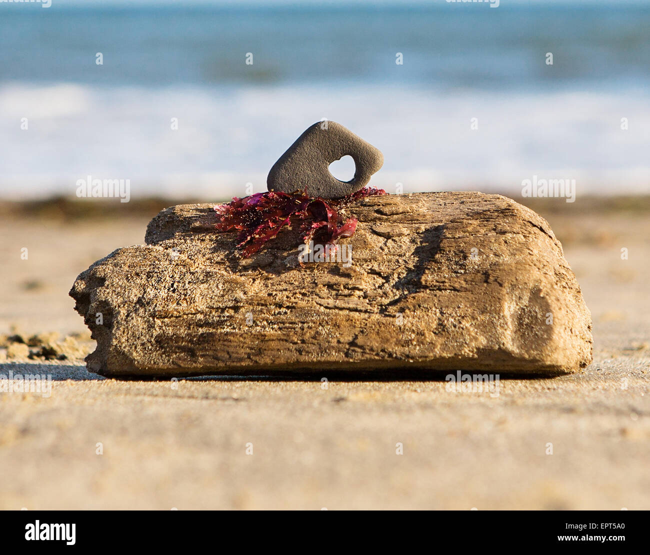 Amore, spiaggia Foto Stock