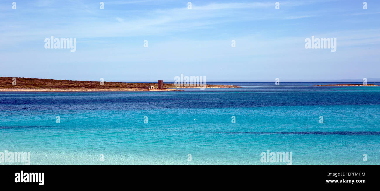 Spiaggia di Stintino Sardegna Italia Foto Stock