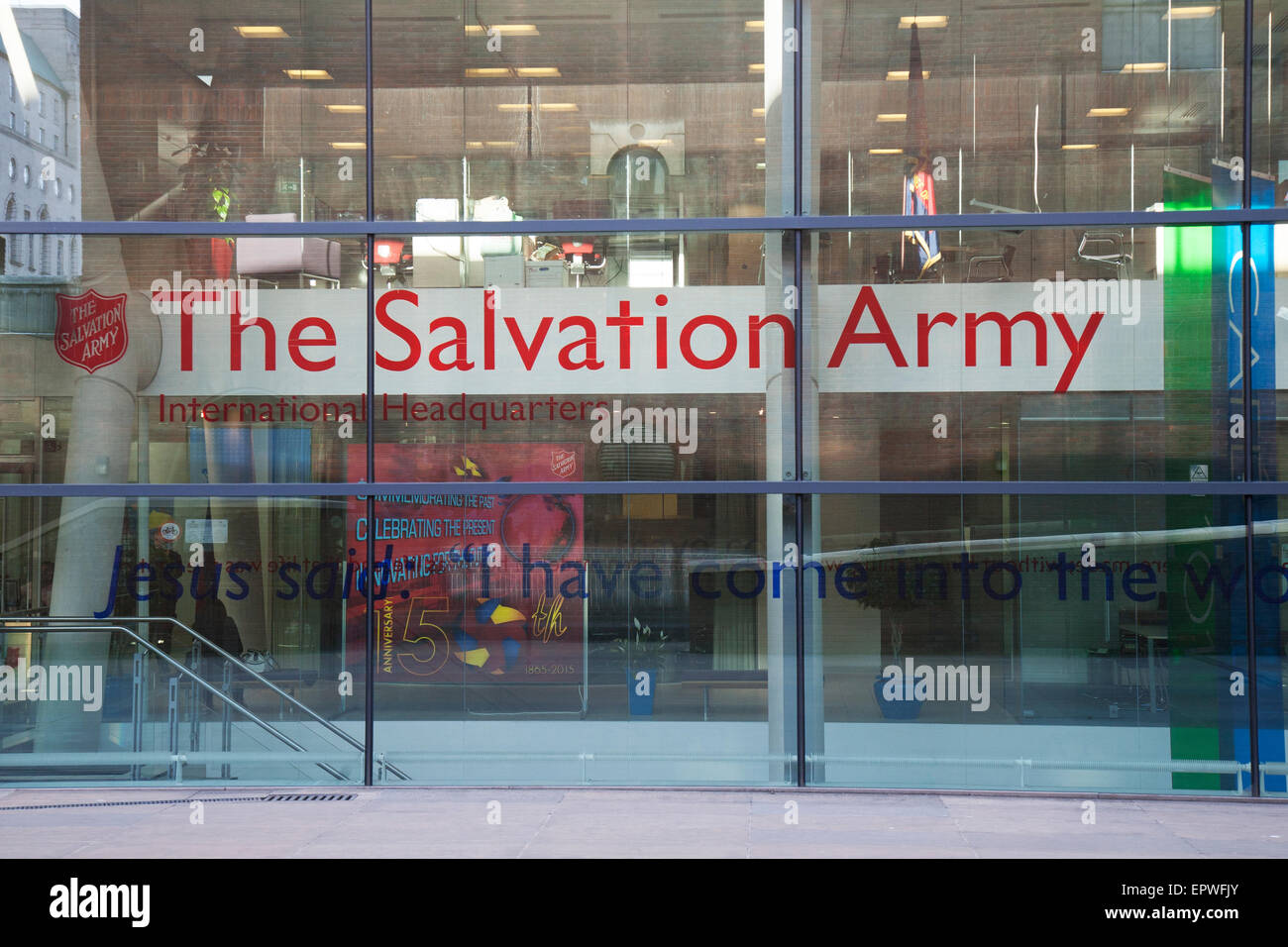 L'Esercito della Salvezza in sede a Londra, Inghilterra. Foto Stock