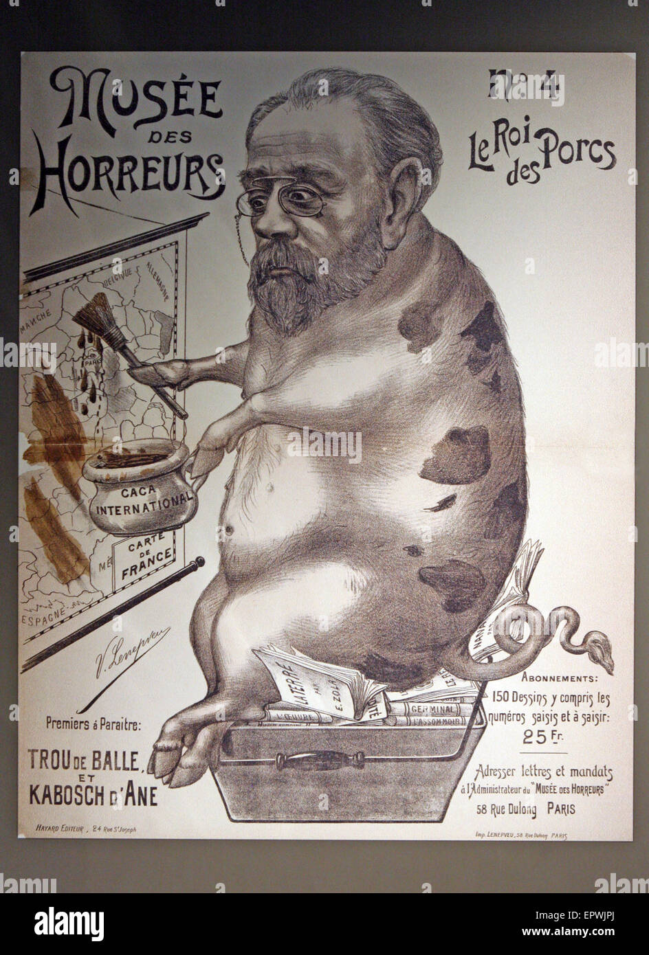 L esercito francese / poster militare dal giro del XIX secolo alla prima guerra mondiale Foto Stock