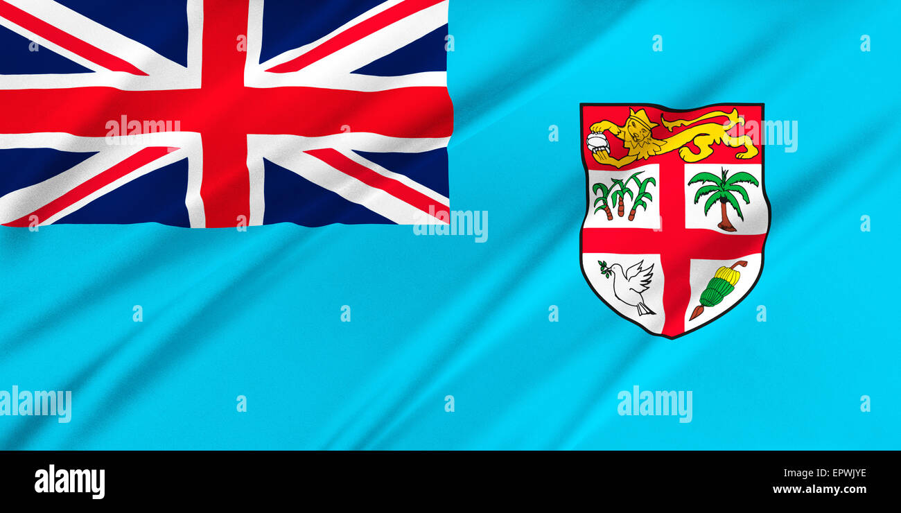 Bandiera delle Figi Foto Stock