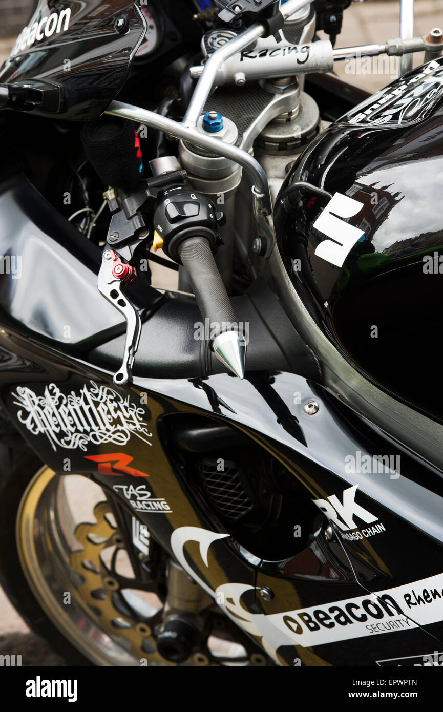 Suzuki GSXR inarrestabile . Moto sportive dettaglio Foto Stock