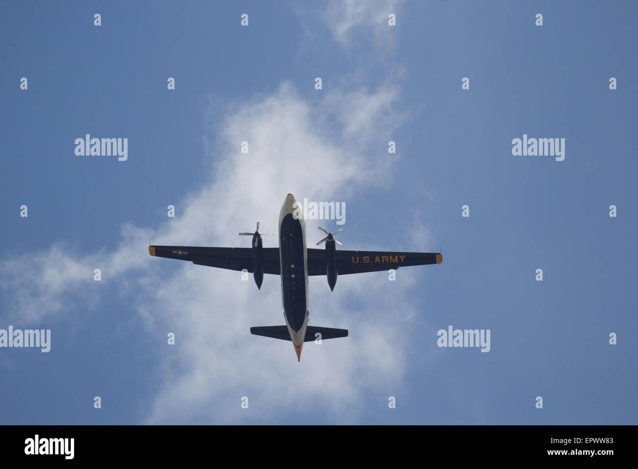 Golden Knights Fokker C-31A Troopship - Grande New England Air Show 2015 Westover riserva d'aria di base, Massachusetts, STATI UNITI D'AMERICA Foto Stock