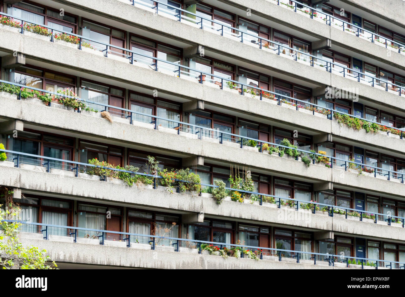 Thomas More House il Barbican Station Wagon nella città di Londra. Foto Stock
