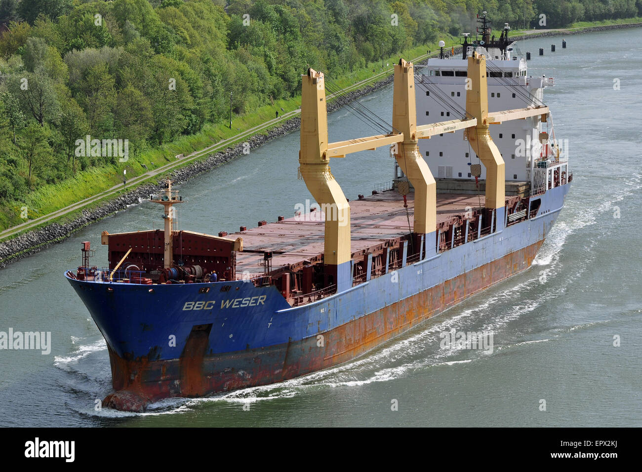 Nave da carico generale BBC Weser Foto Stock