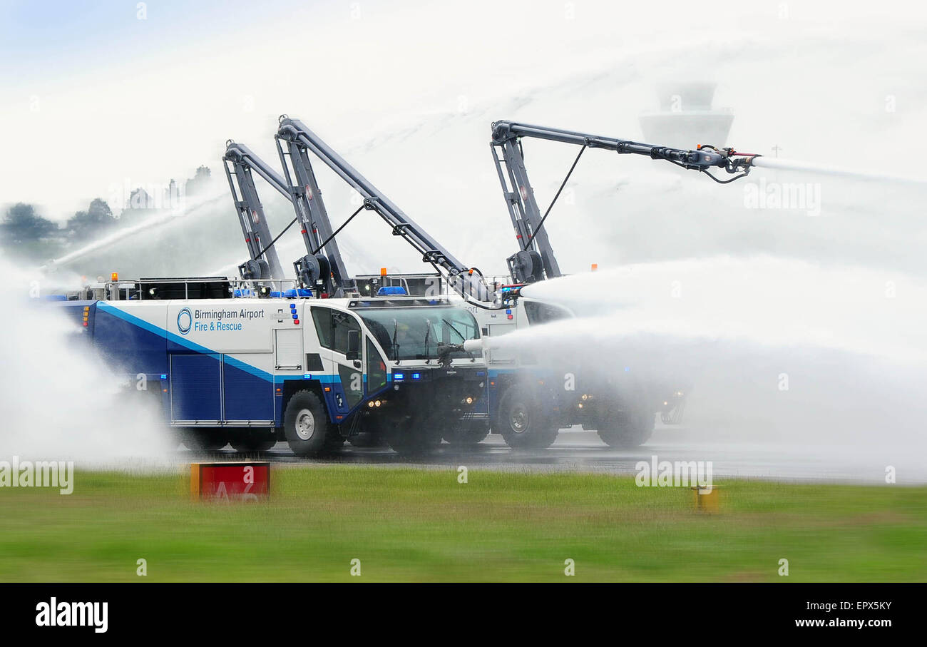 Motori fire airport Foto Stock