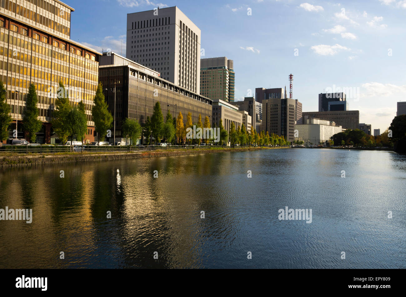 paesaggio urbano di Tokyo Foto Stock