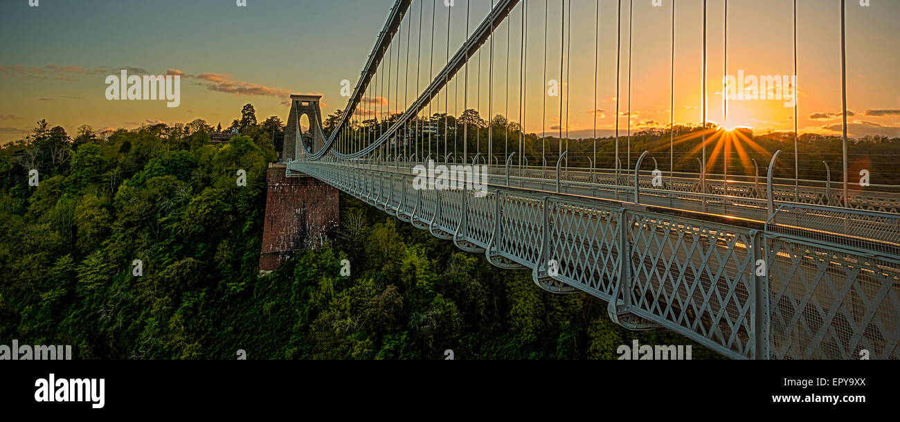 Il ponte sospeso di Clifton, Bristol Foto Stock