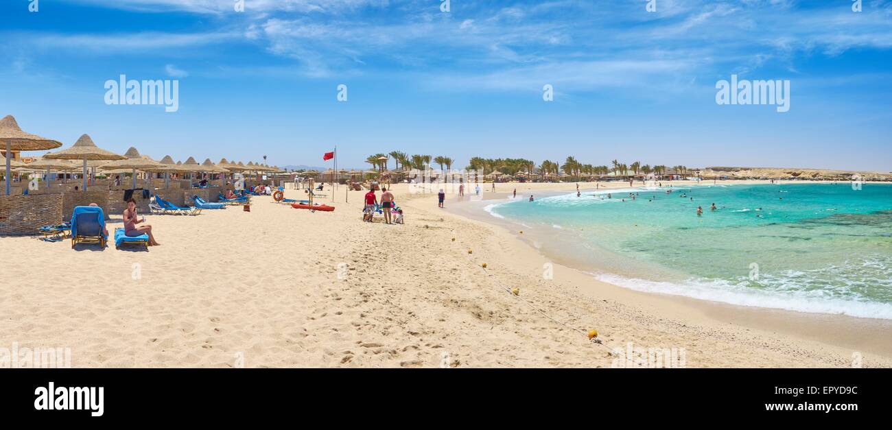Marsa Alam Beach, Mar Rosso, Egitto Foto Stock