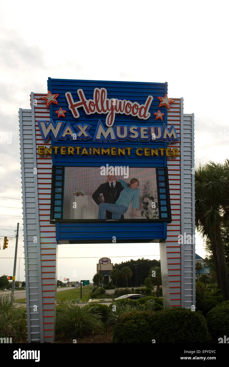 Museo delle Cere di Hollywood Myrtle Beach SC USA Foto Stock