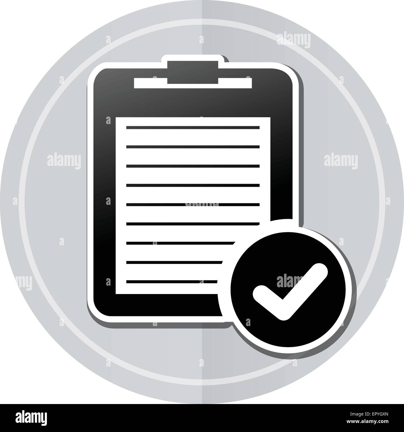 Illustrazione della relazione icona sticker design semplice Illustrazione Vettoriale
