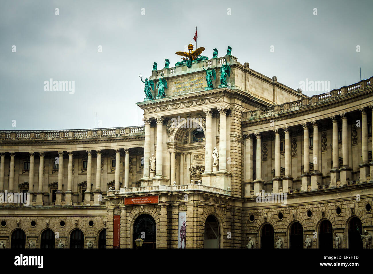 Palazzo di Hofburg di Vienna Foto Stock