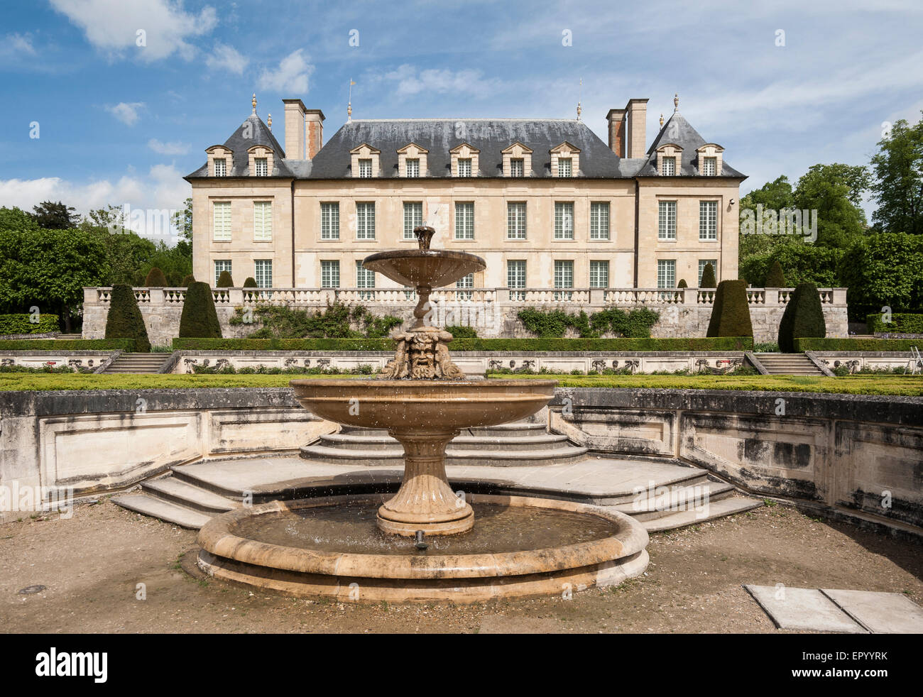 Chateau d'Auvers sur Oise, nel villaggio dove Vincent van Gogh ha vissuto per gli ultimi 70 giorni della sua vita, Oise, Francia Foto Stock