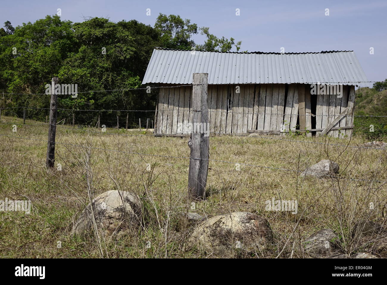 Rustico cabina paese utilizzato dagli agricoltori, El tuito, Jalisco, Messico Foto Stock