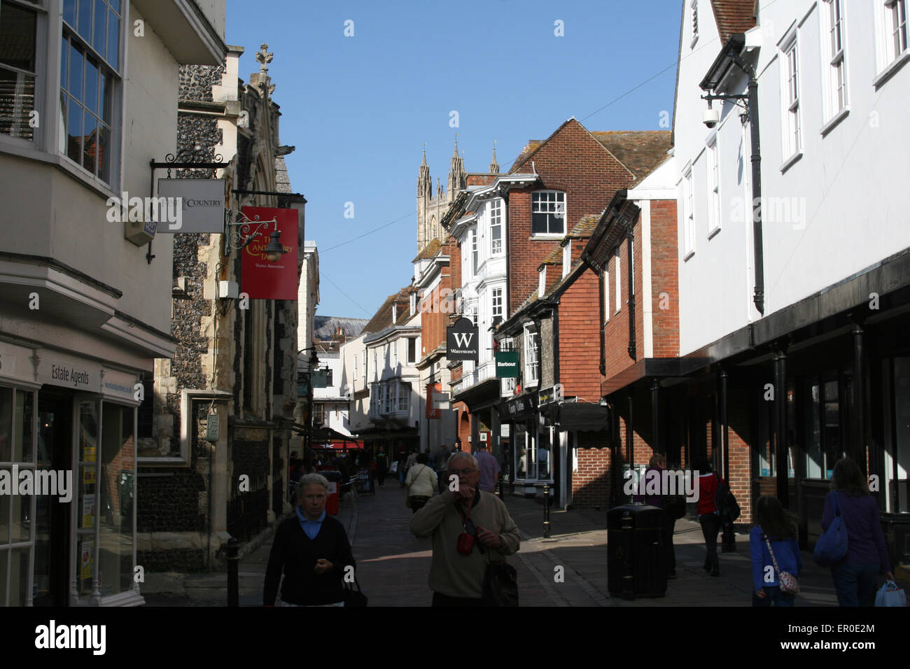 kent a Canterbury Foto Stock