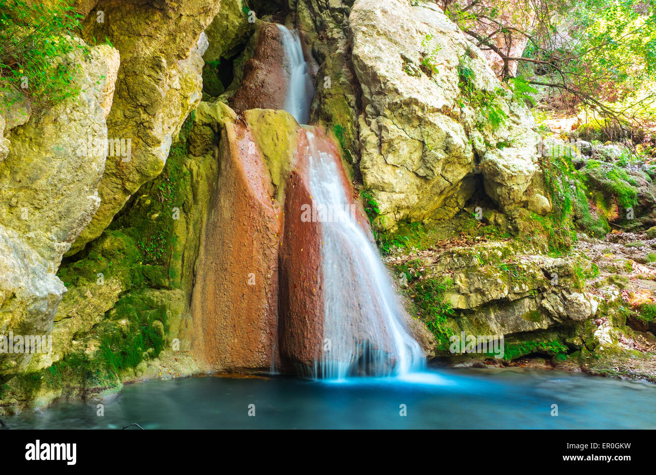 Nidri cascate, , Lefkada ,Grecia Foto stock - Alamy