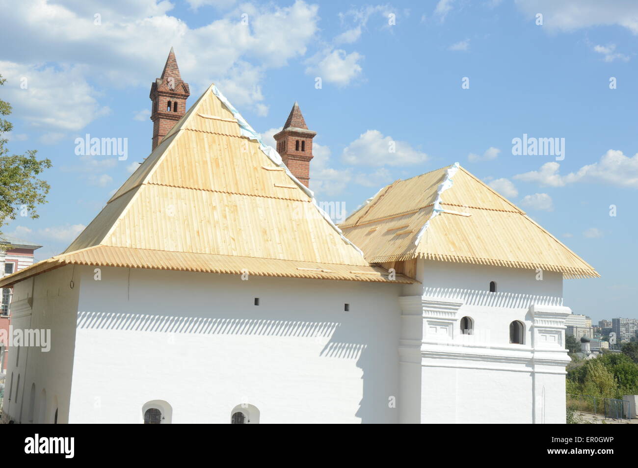 Vecchia corte inglese la prima ambasciata britannica in Russia Foto Stock