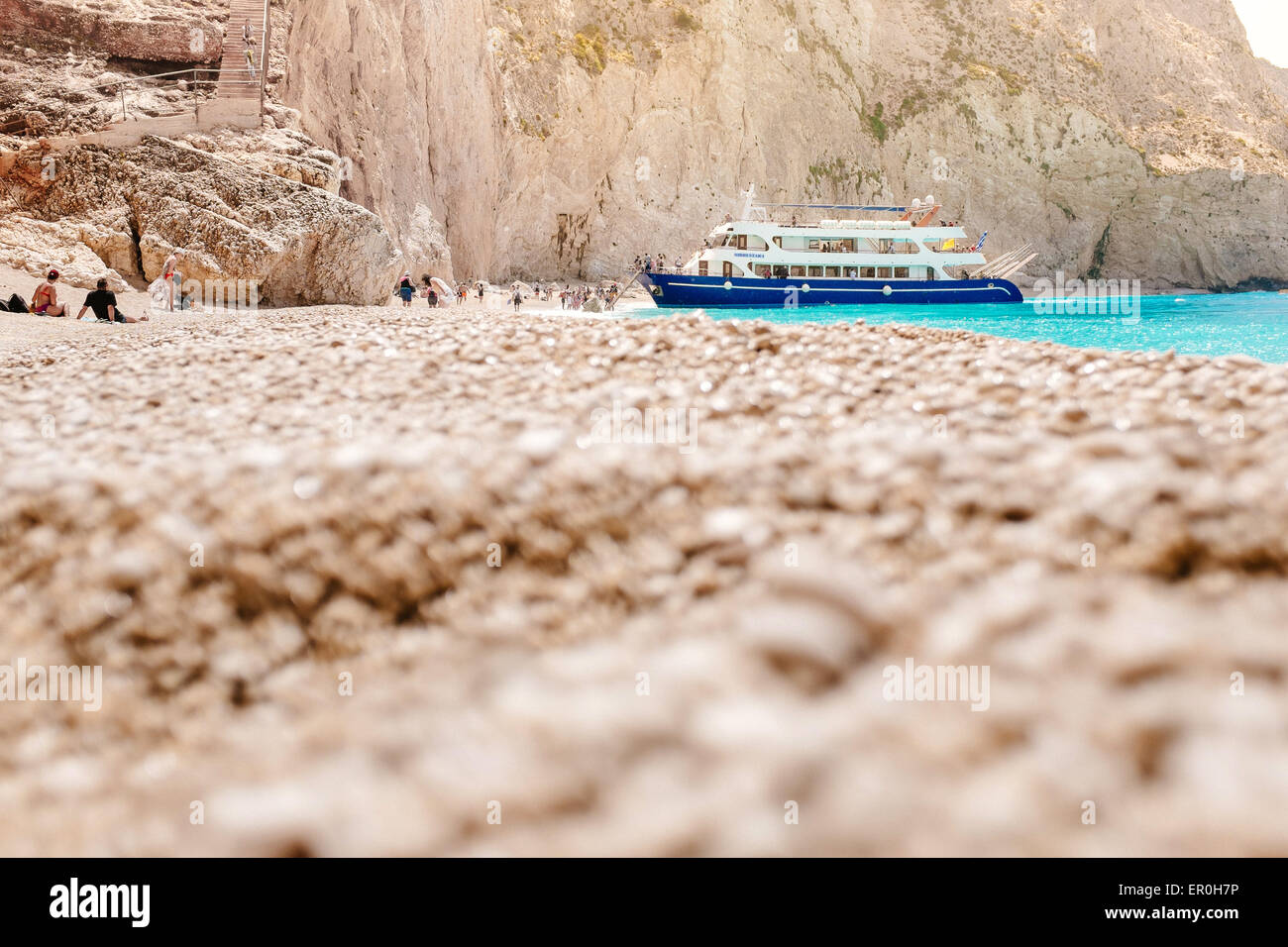 Porto Katsiki beach, Grecia Foto Stock