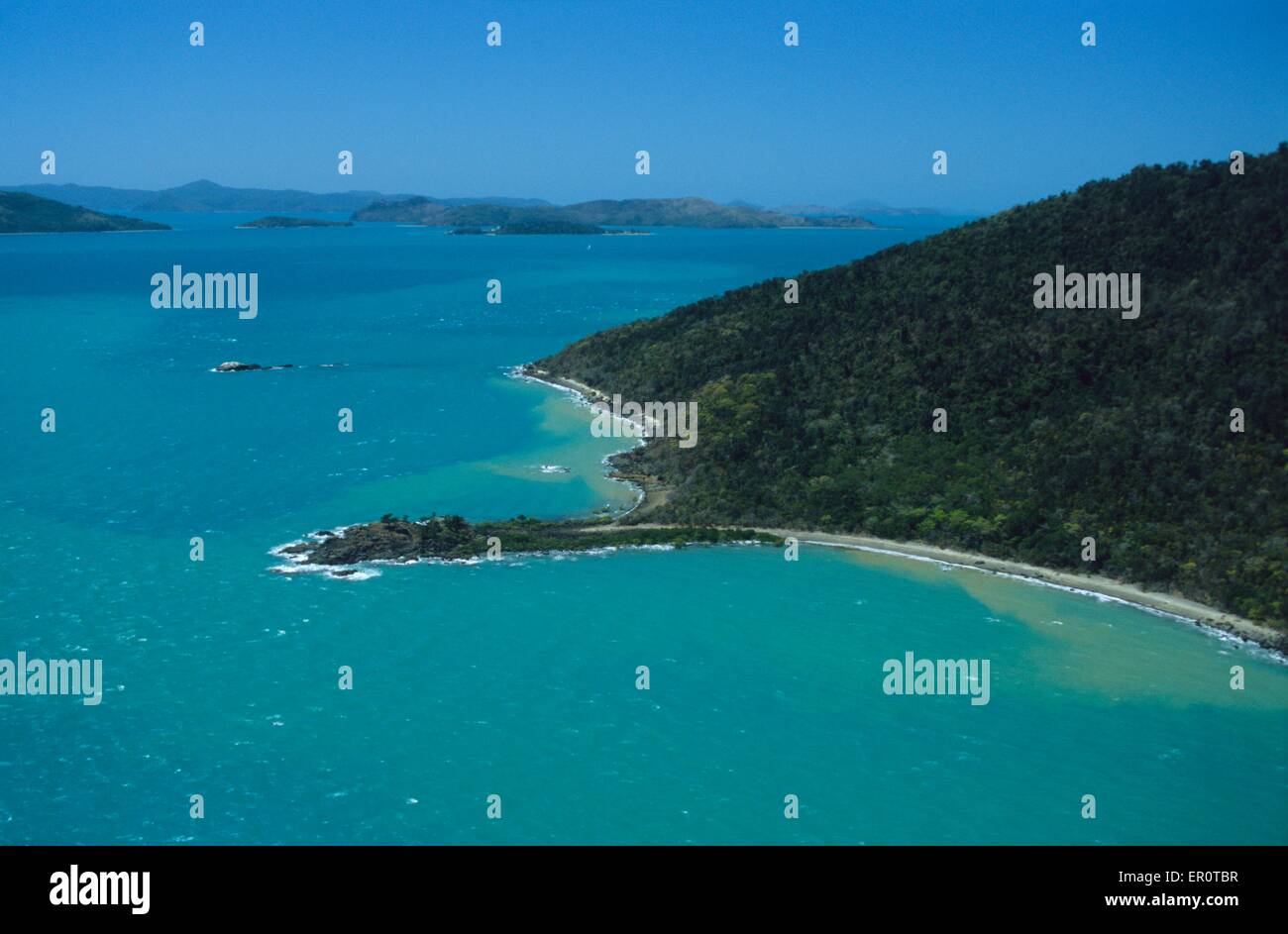 0l'Australia, Queensland, isole Whitsunday, Arlie Beach, Pioneer rocce