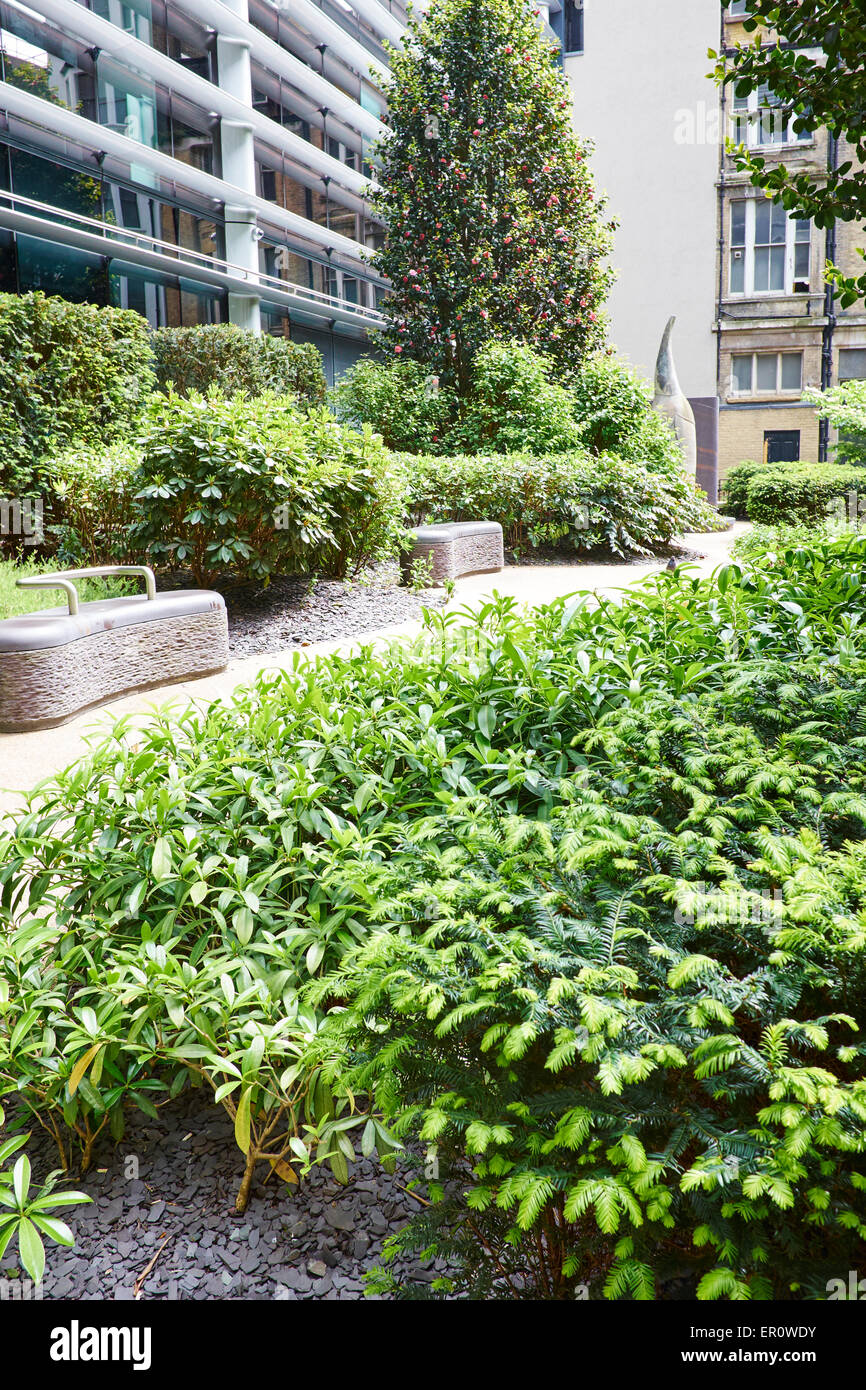 Saint Swithin Chiesa del Giardino Salters Hall Corte City Of London REGNO UNITO Foto Stock