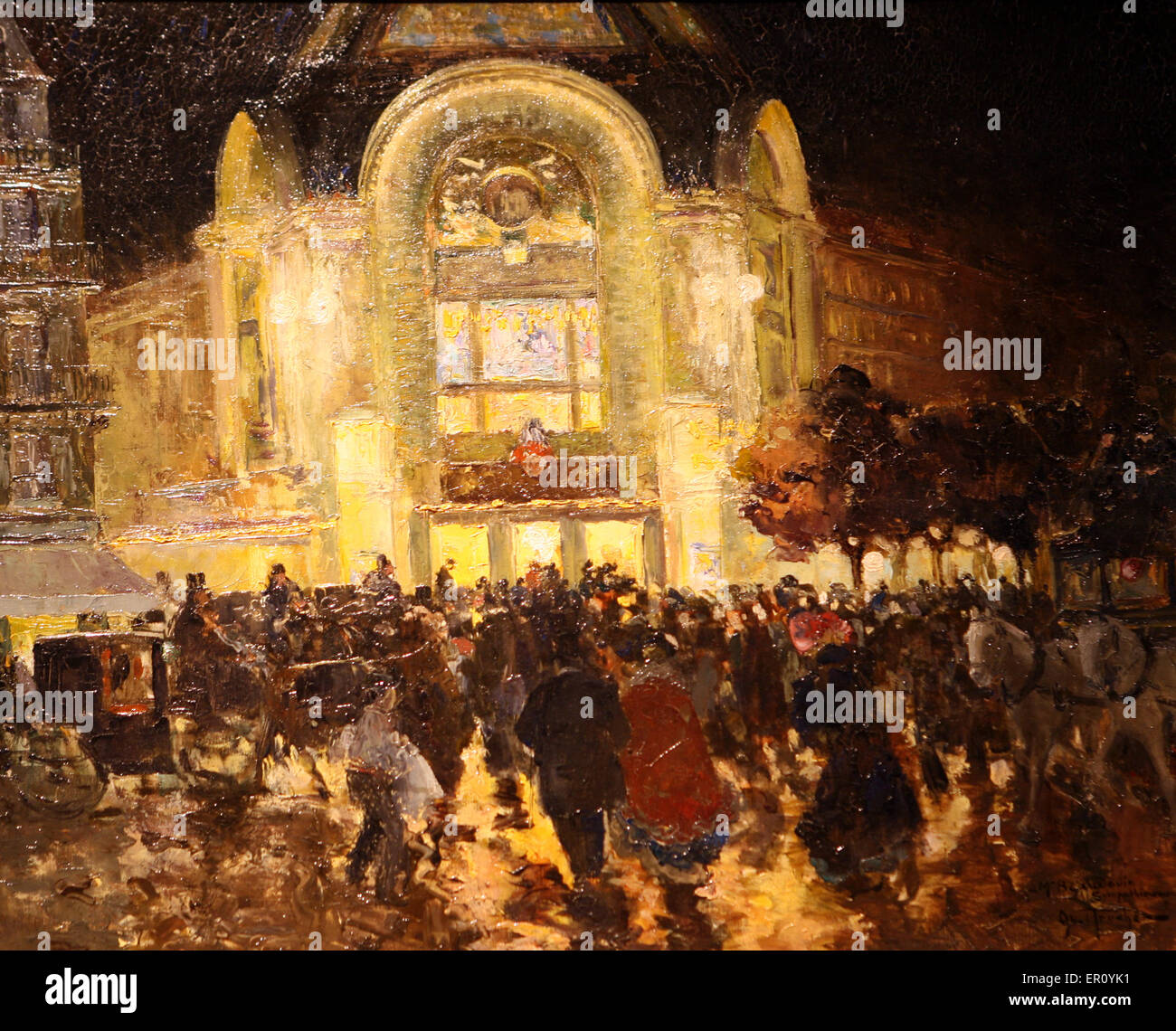 Il cinema Gaumont-Palace Abel Truchet Le cinema Gaumont-Palace. Place de Clichy Paris vers 1913 Foto Stock