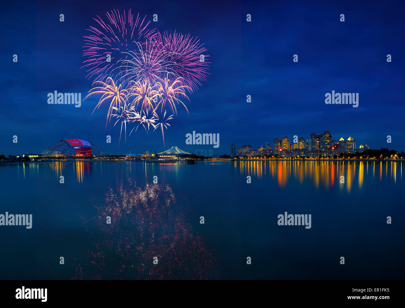 Giochi di Mare fuochi d'artificio Foto Stock