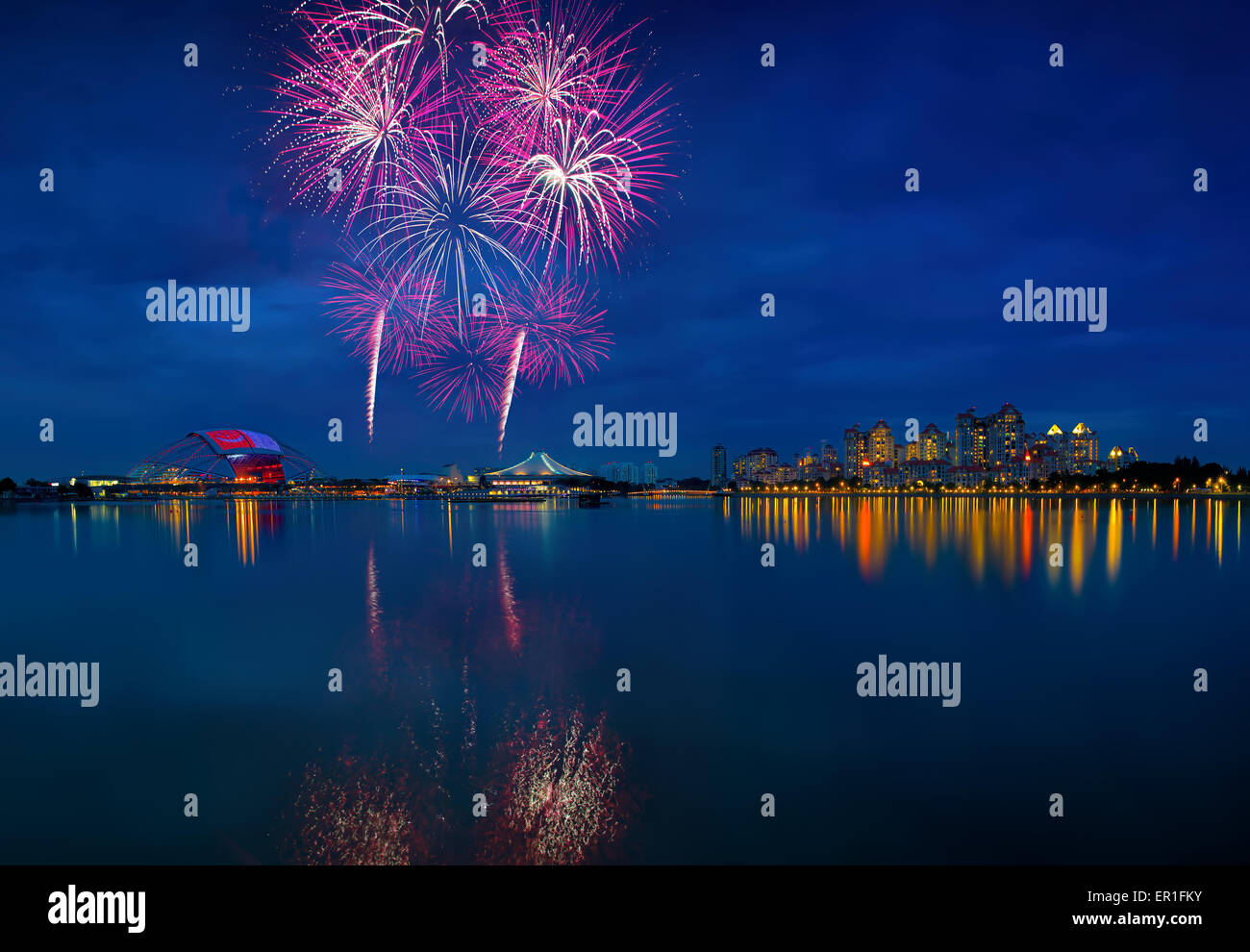 Giochi di Mare fuochi d'artificio Foto Stock