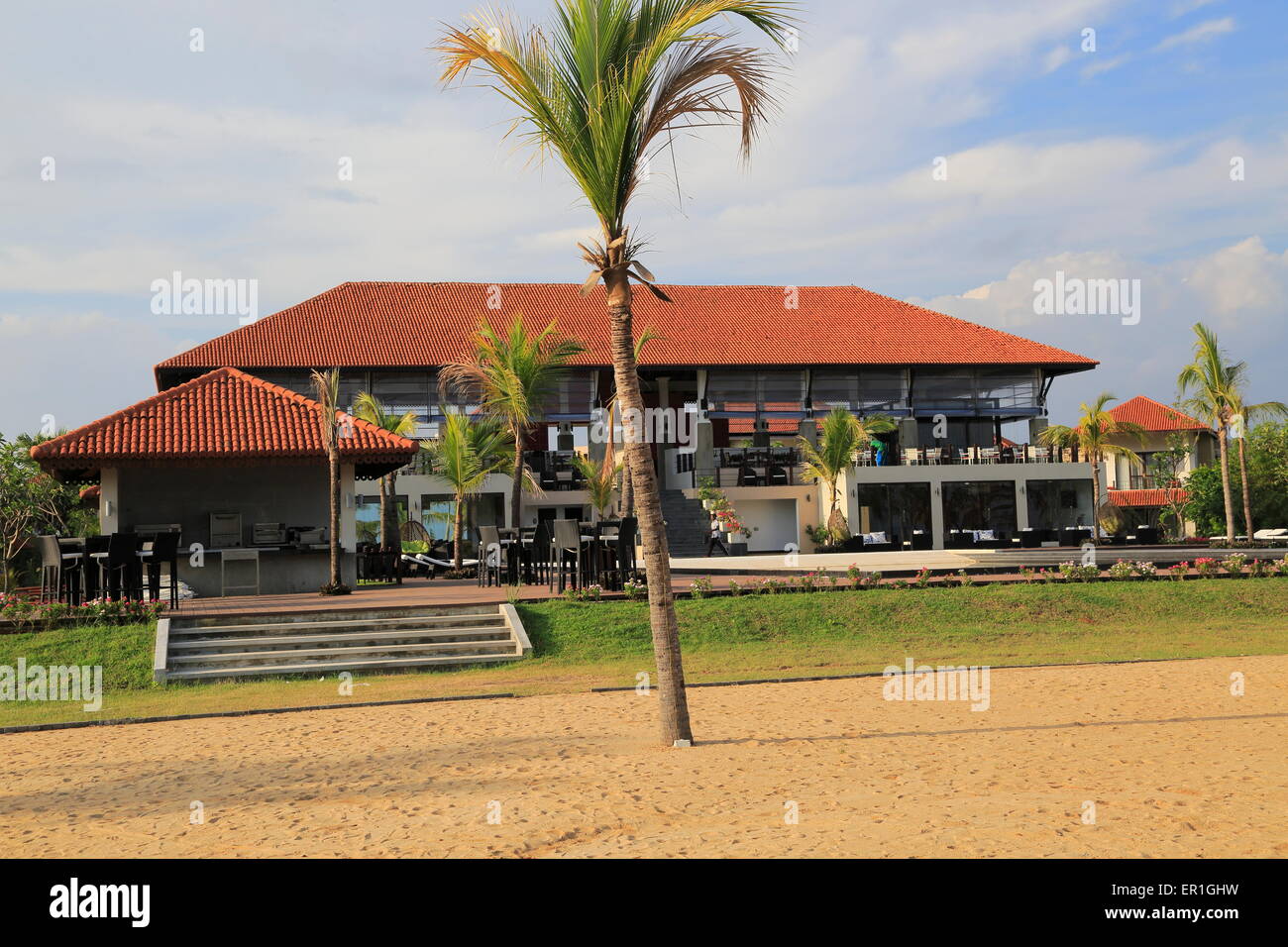 Hotel Anilana, Pasikudah Bay, Provincia Orientale, Sri Lanka, Asia Foto Stock