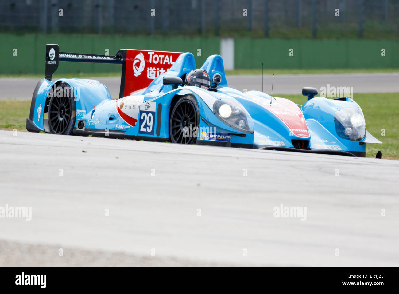 Imola, Italia - 16 Maggio 2015: Morgan - Nissan di Pegasus Racing Team, pilotato da Léo Roussel - David Cheng - Julien Schell Foto Stock