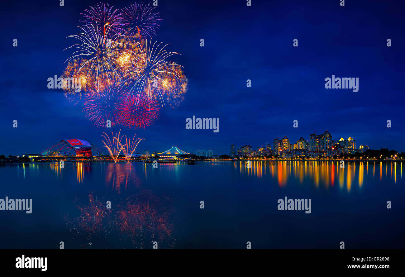 Giochi di Mare fuochi d'artificio Foto Stock