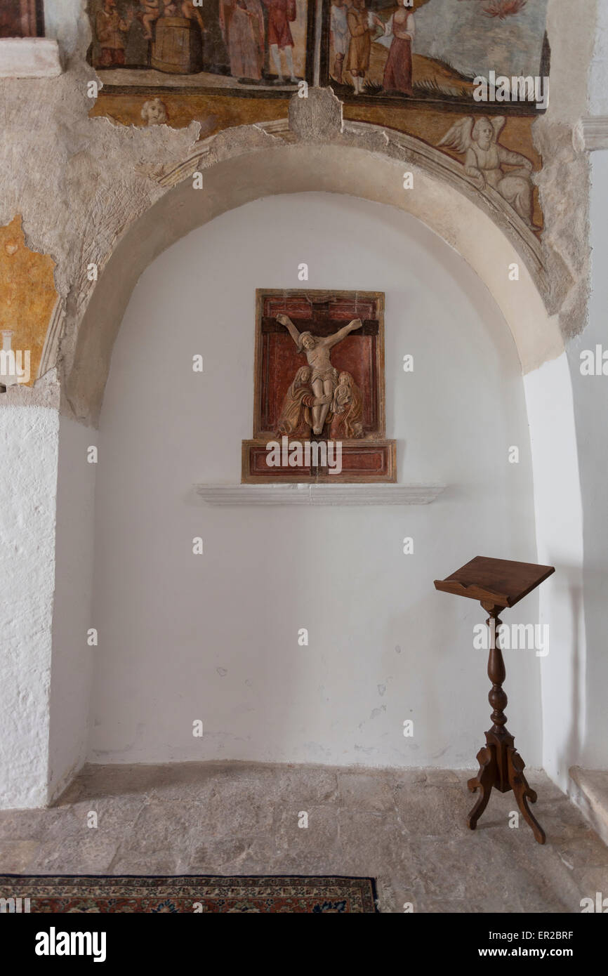 San Nicola Chiesa di San Nicola, Locorotondo, Puglia, Italia Foto Stock