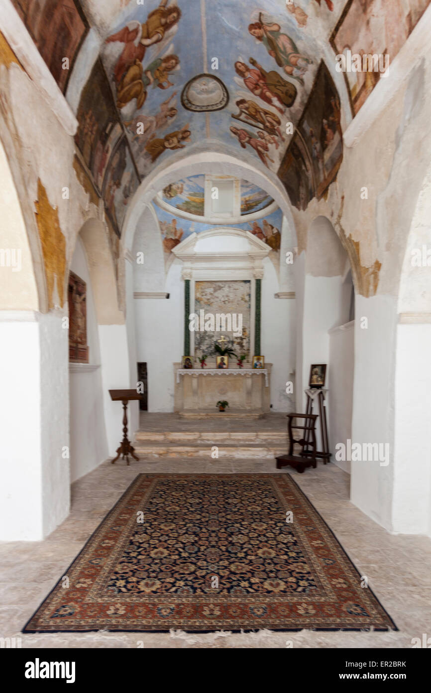 La Chiesa di San Nicola, Chiesa di San Nicola, Locorotondo, Italia Foto Stock