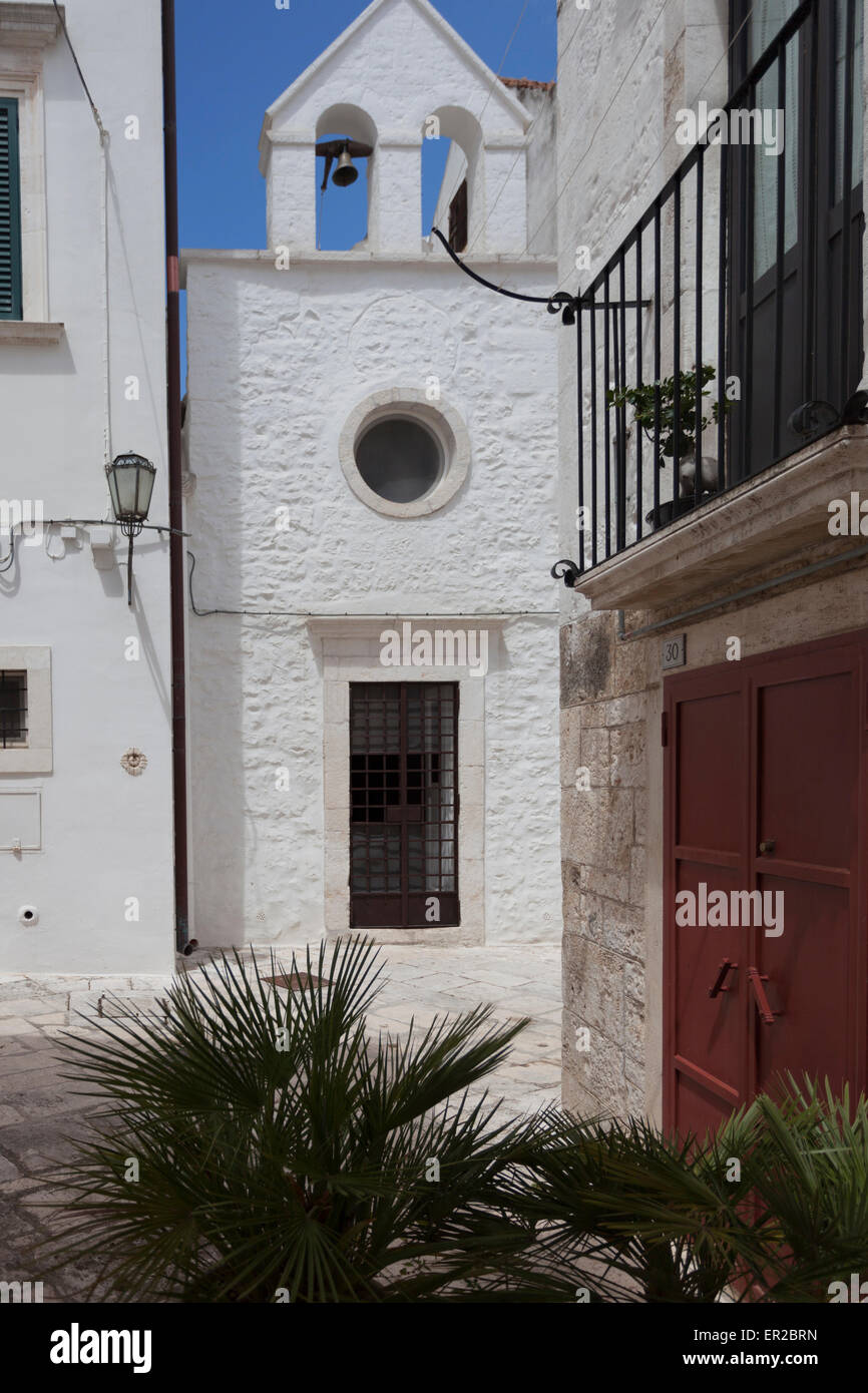 La Chiesa di San Nicola, Chiesa di San Nicola, Locorotondo, Puglia, Italia Foto Stock