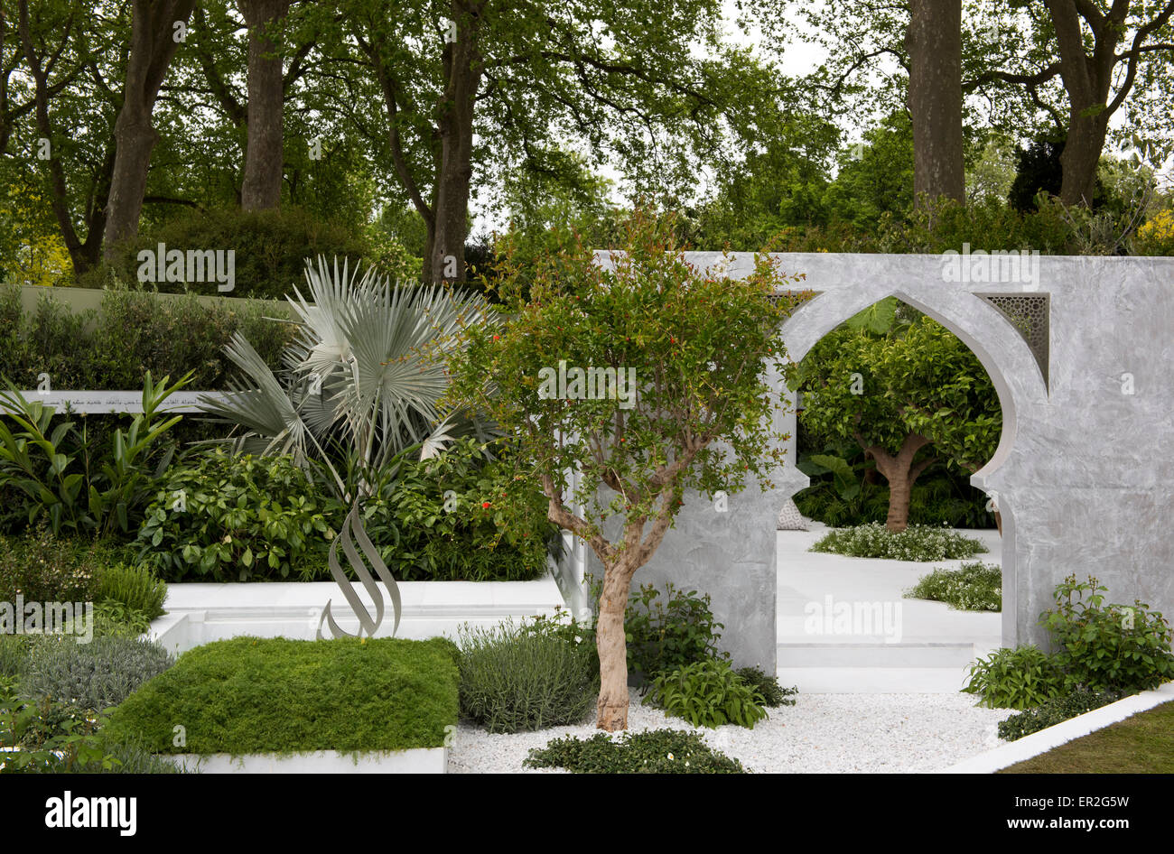 La bellezza di Islam da Al Barari progettato da Kamelia Bin Zaal al Chelsea Flower Show Foto Stock