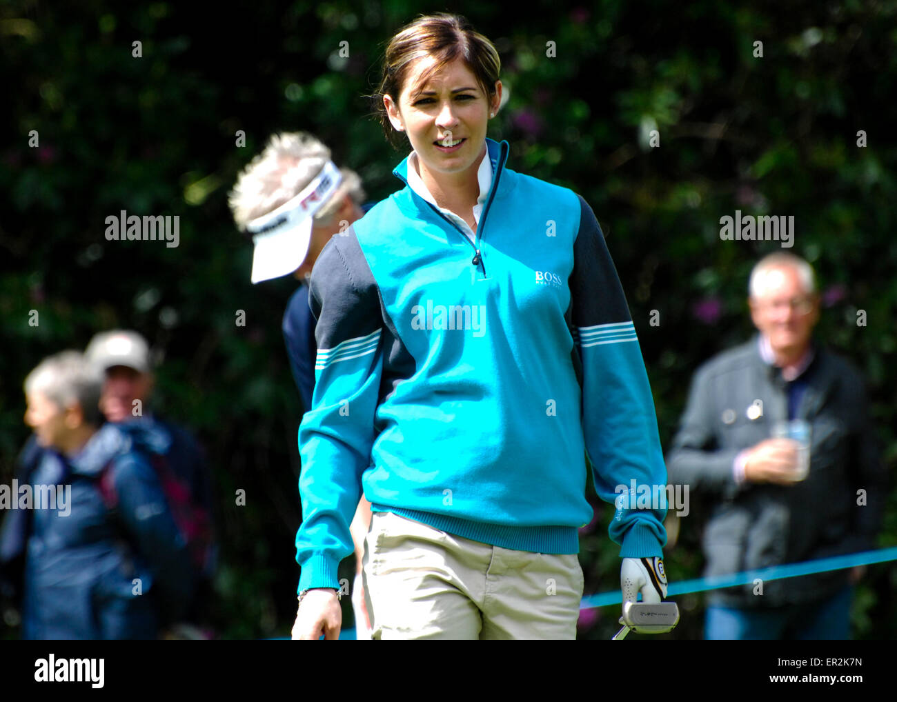 BMW PGA Championship Celebrity Pro Am concorrenza Foto Stock